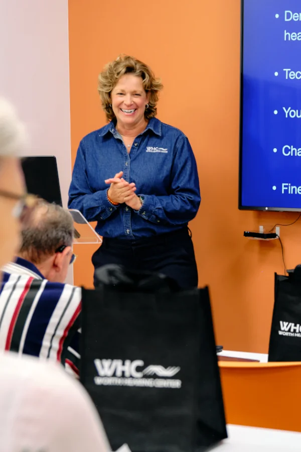 Callie Beauchamp gives a seminar